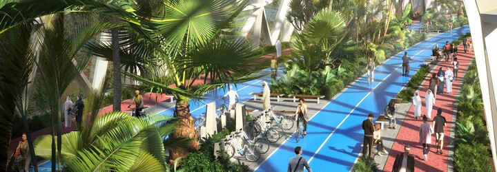 Dubaj otevře 93kilometrovou klimatizovanou „dálnici“ pro pěší a cyklisty