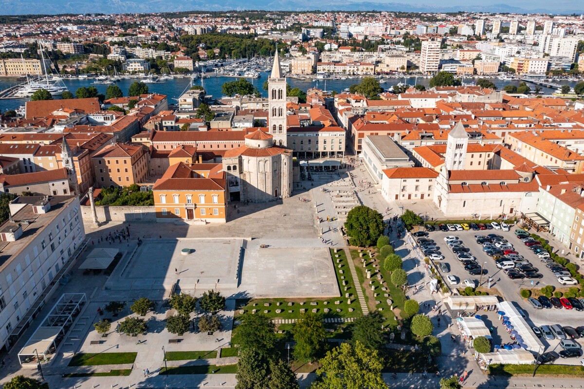 zadar, chorvatsko 