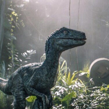 Ostal na samom konci filmu Velociraptor Blue po boku Owena?