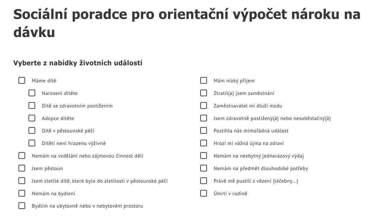 sociální poradce úřad práce čr