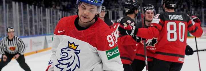 MS v hokeji 2022: Český hokejový tým prohrál s Kanadou 1:6