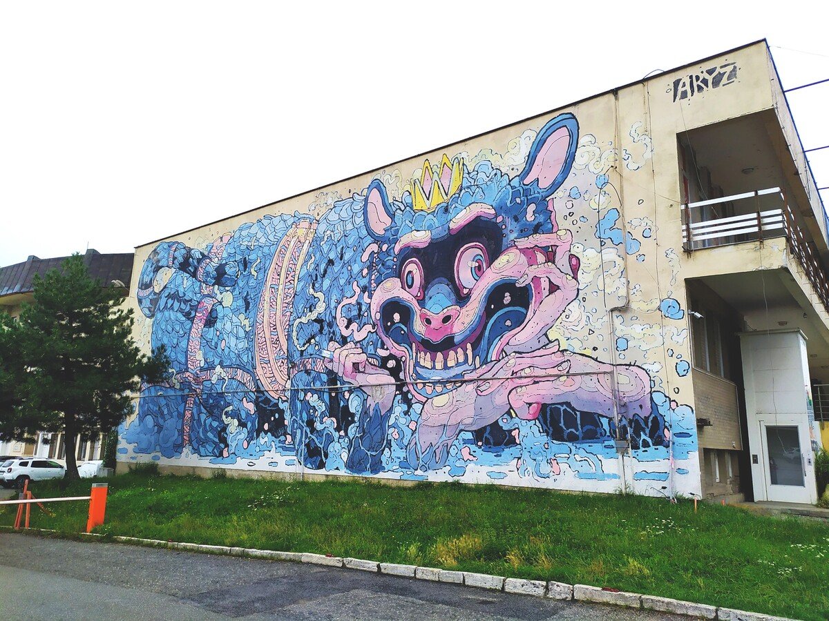 Košice sú preslávené viacerými streetartovými dielami svetoznámych umelcov. 