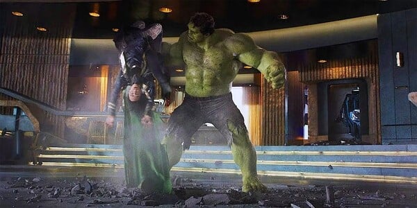 Koľkokrát švacol Hulk s Lokim o zem na konci Avengers: Endgame?
