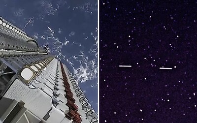 Nie UFO ani „svetelný vlak“, ale satelity Starlink: Slováci nám poslali videá záhadných útvarov na oblohe