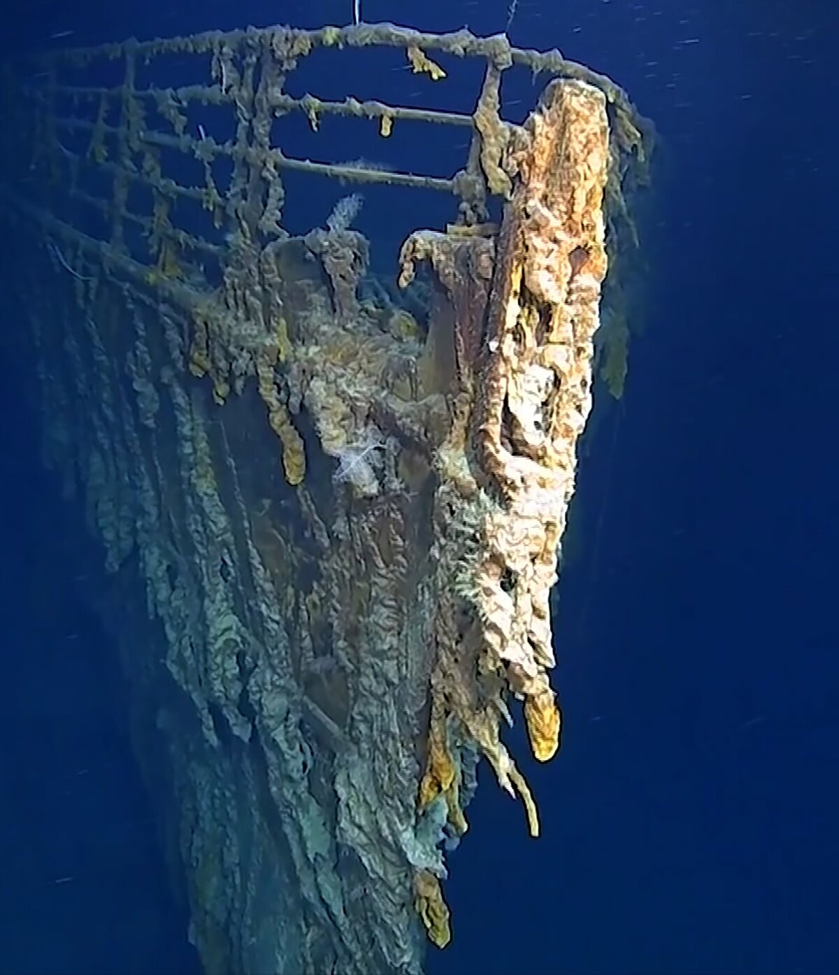 Potopený Titanic v roku 2019