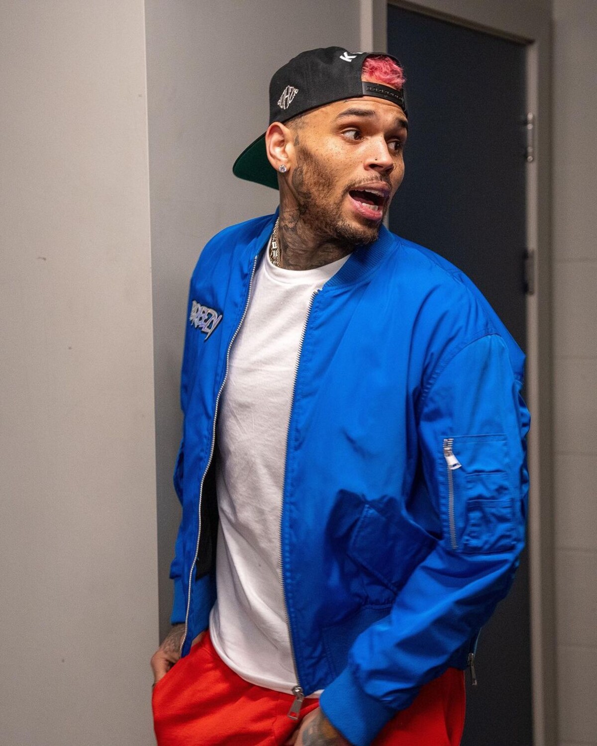 jacket jam chris brown custom bunda bombera