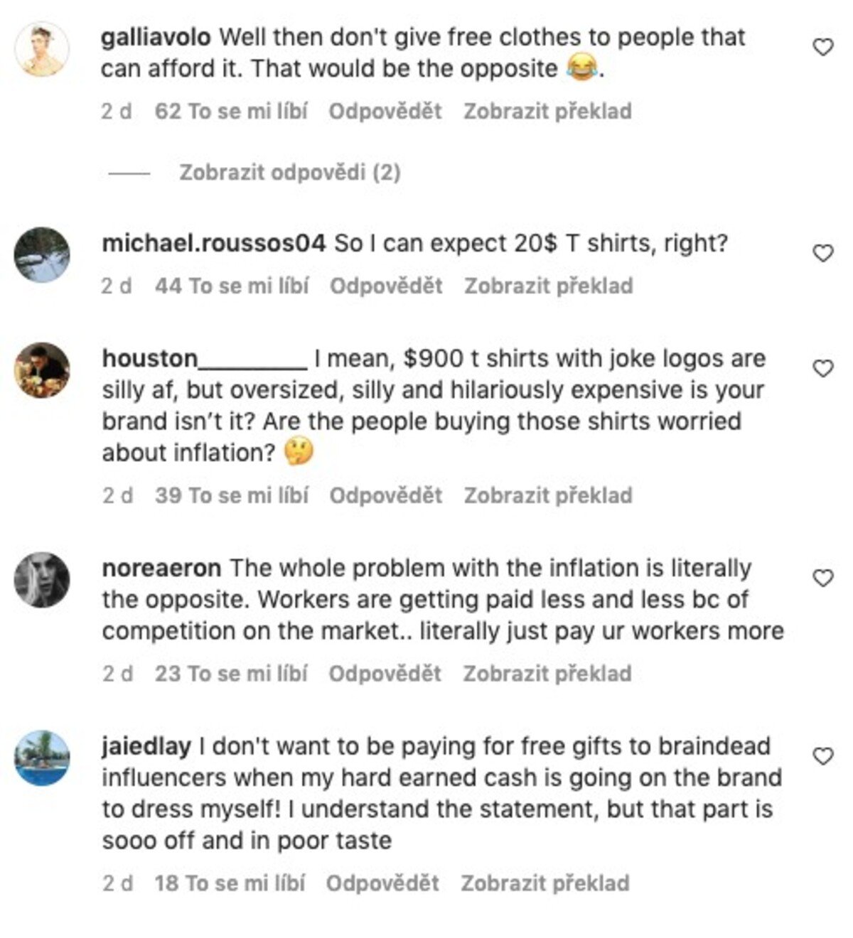 VTMNTS instagram móda