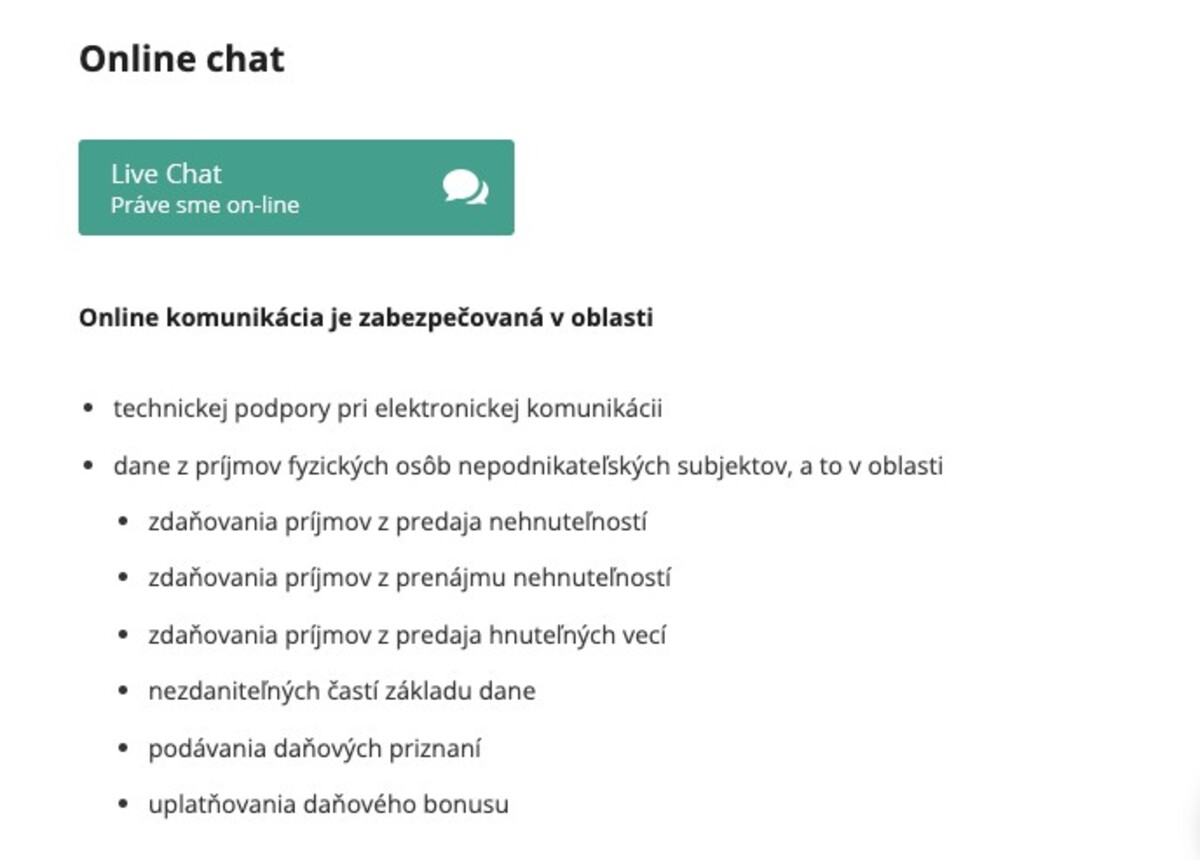 Live Chat