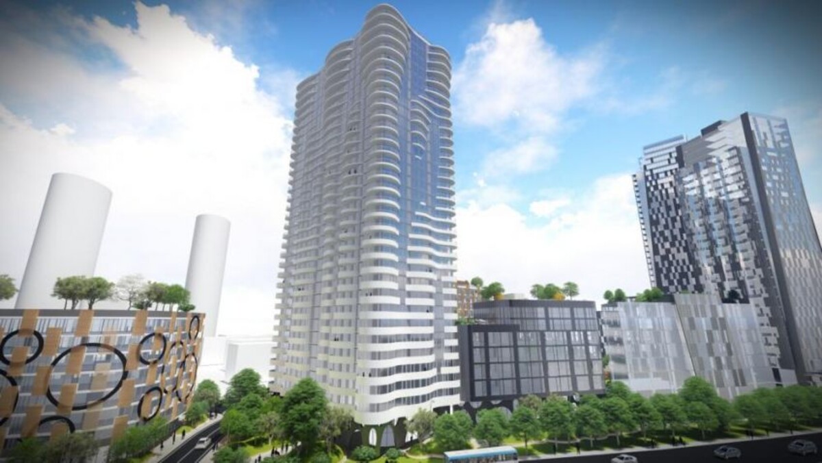 Vizualizácia projektu Ister Tower.