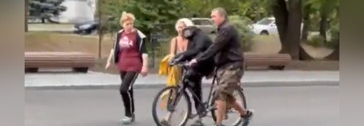 VIDEO: Z charkovské zoo utekla samice šimpanze, vrátila se v bundě a na kole
