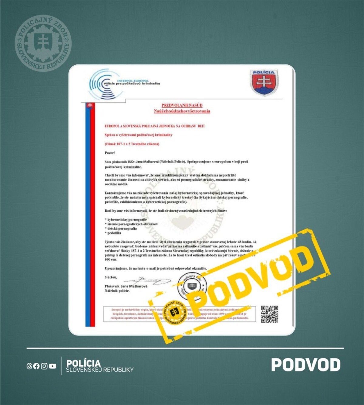 podvod
