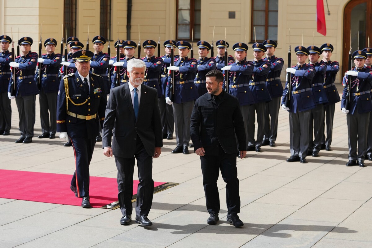 Zelenskyj v Praze