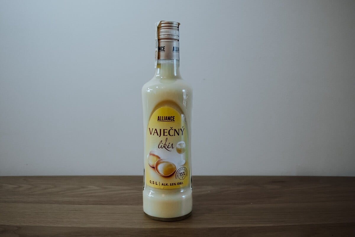 vaječný likér vánoce