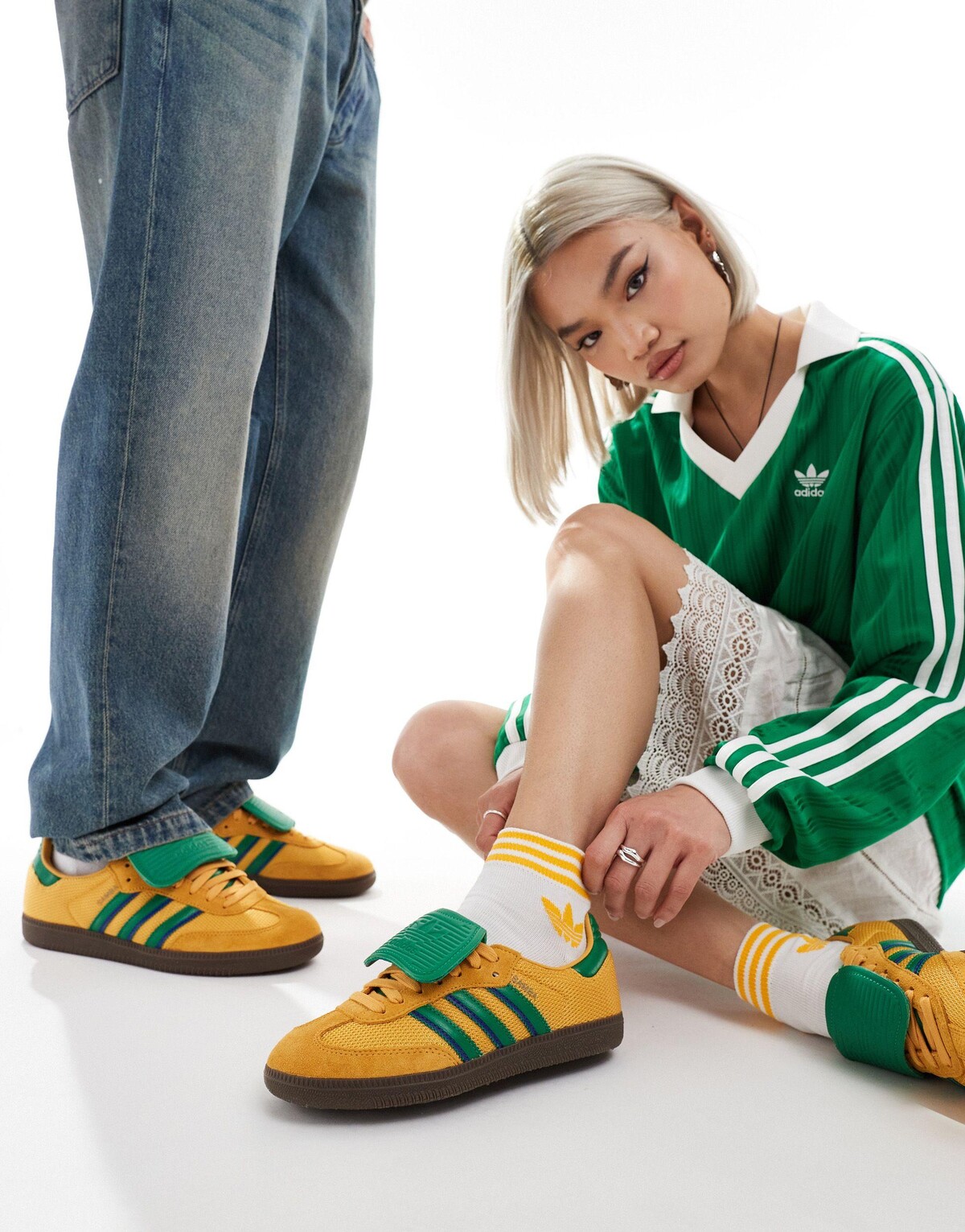 V zozname nájdeš aj tento limitovaný žlto-zelený variant modelu Adidas Originals Samba LT.