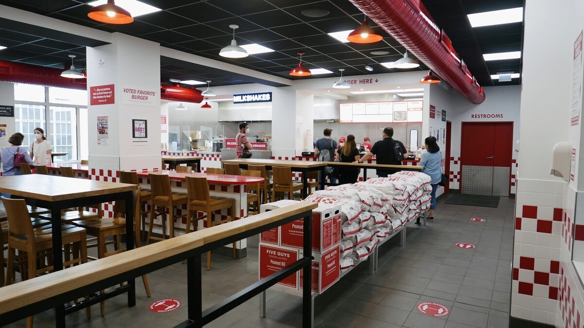 Five Guys Viedeňhamburger