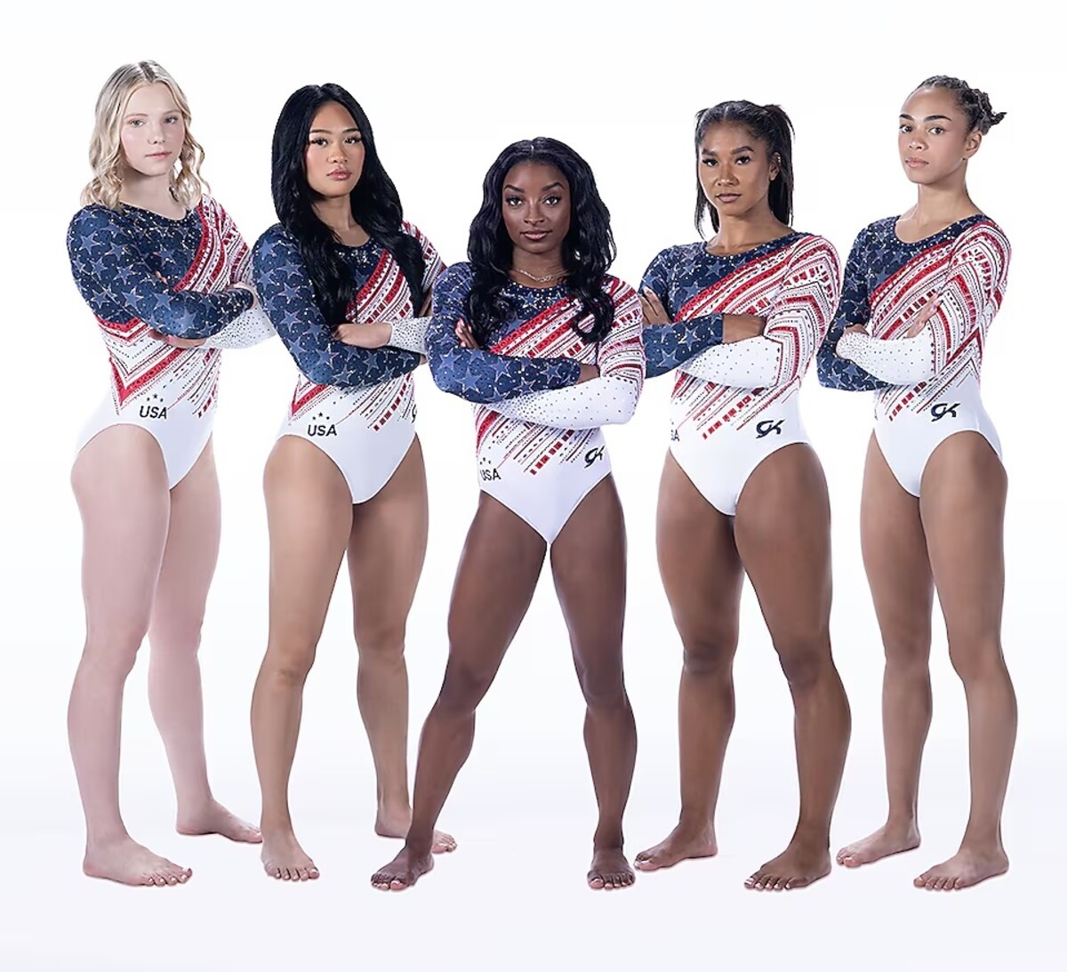 gk elite olympiáda dres gymnastika gymnastky usa swarovski