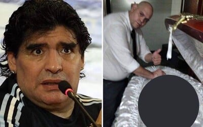 Hrobár si poštval proti sebe snáď všetkých fanúšikov Maradonu: Zneuctil jeho pamiatku provokačnou fotkou