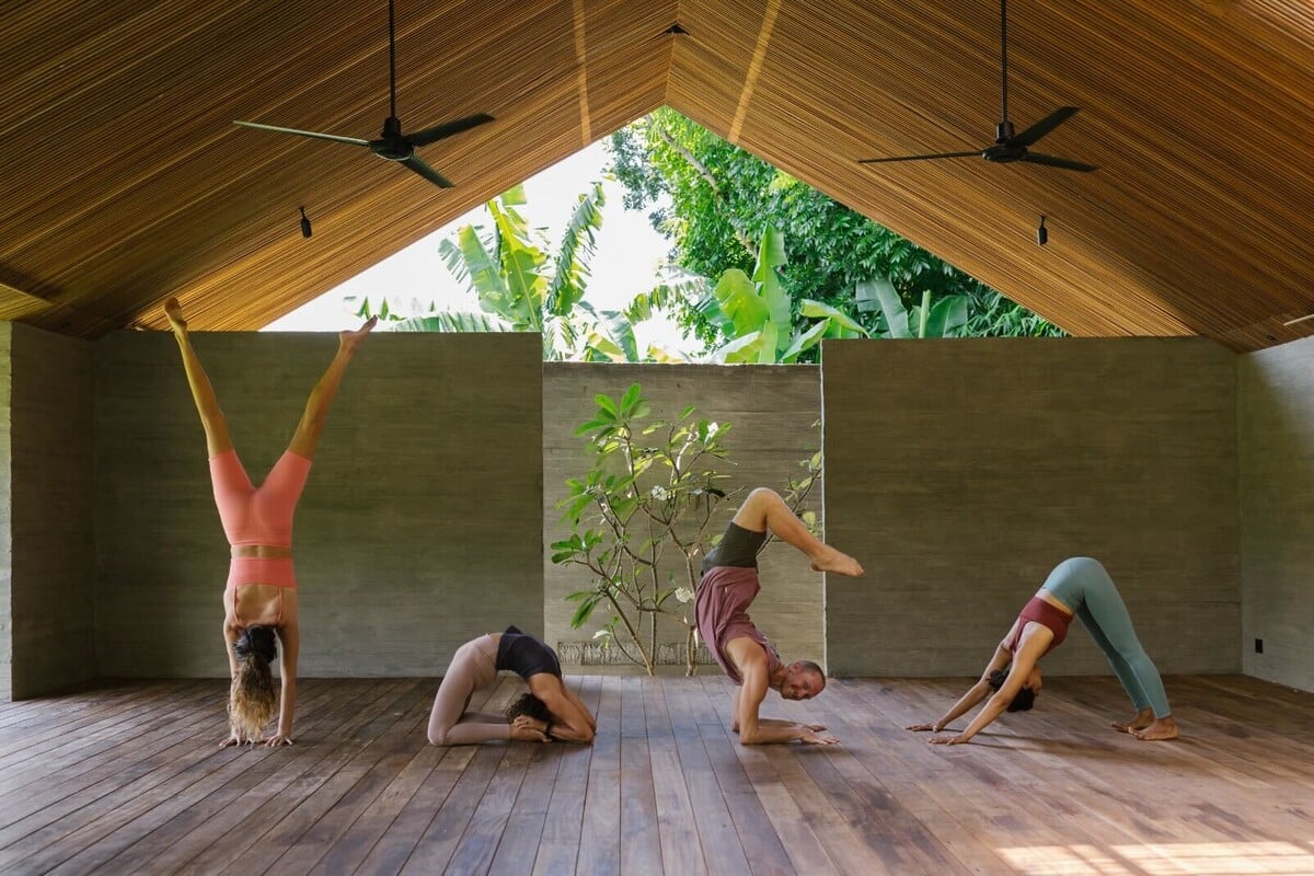 Marcelin obľúbený community projekt yoga shala UBUNTU, ktorý vytvorila pre svojich učiteľov. Atmosféra podľa jej slov stojí za návštevu. 