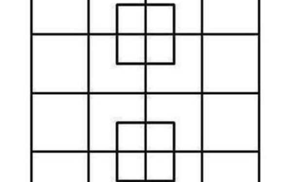 Tato otázka ti zabere trochu času. Kolik čtverců je na obrázku?