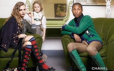 Cara Delevingne a Pharrell Williams v nové kampani Chanel Cara Delevingne a Pharrell Williams v nové kampani Chanel