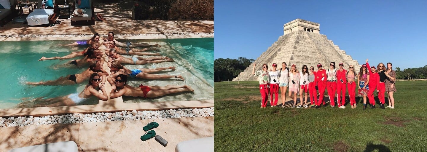 Cara Delevingne oslavila 25. narozeniny v Mexiku s hrstkou krásných kamarádek a spoustou zábavy
