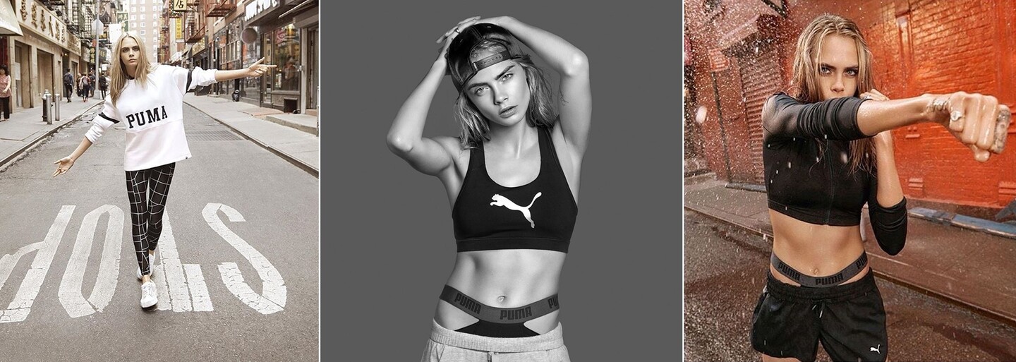 Cara Delevingne sa stala tvárou značky Puma. Na vydarených záberoch ukázala, že s modelingom to stále vie