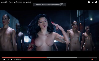 Cardi B je v novém videoklipu šílená psychopatka bez oblečení, která nezvládá mediální tlak Cardi B je v novém videoklipu šílená psychopatka bez oblečení, která nezvládá mediální tlak