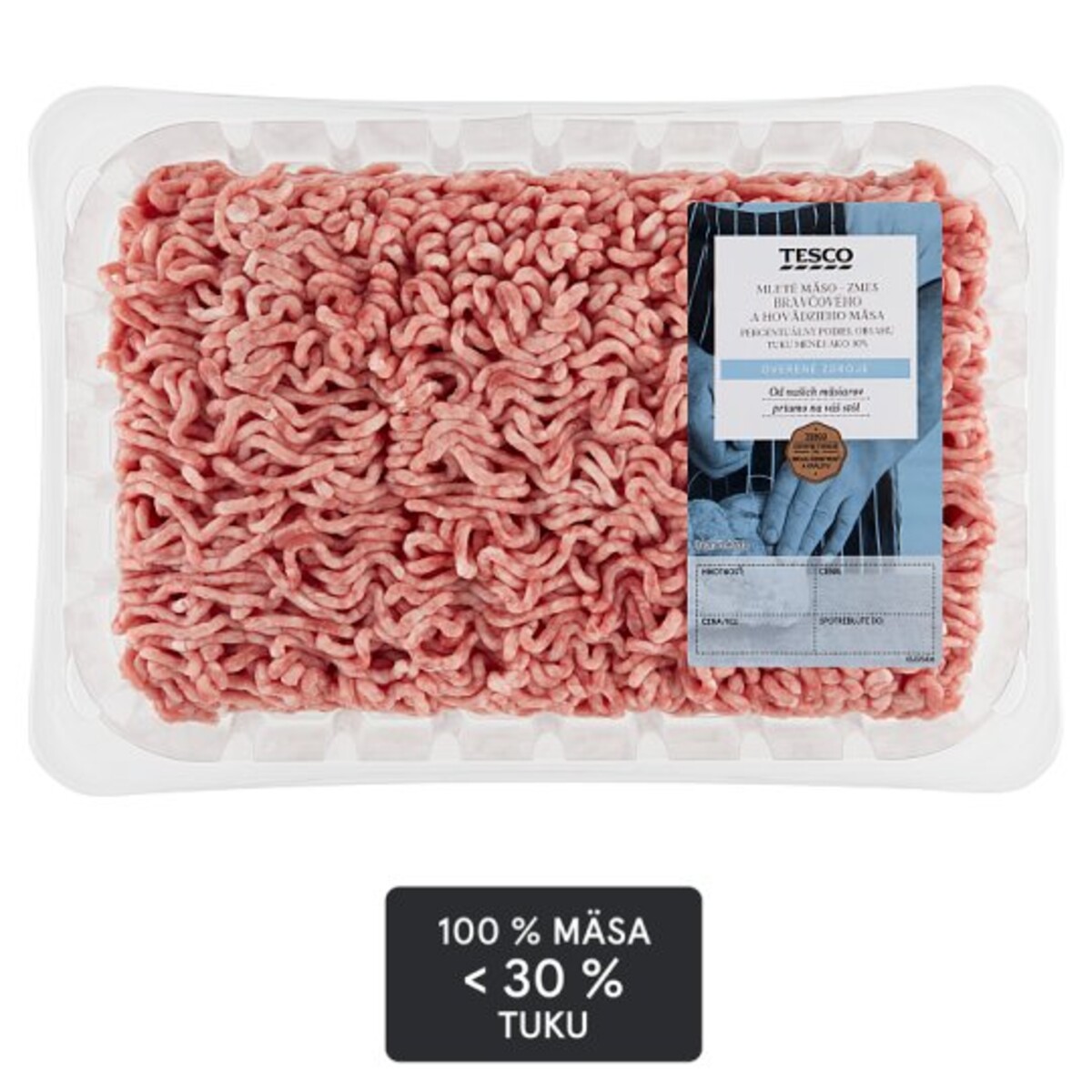 Mleté bravčové mäso 20 % tuku 0,5 kg.