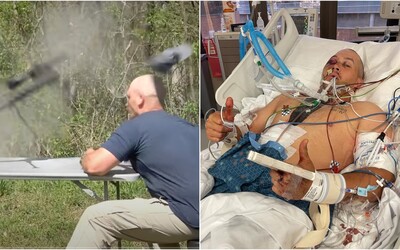 Známy youtuber takmer prišiel o život: na videu strieľal zo snajperky, ktorá mu explodovala v rukách.