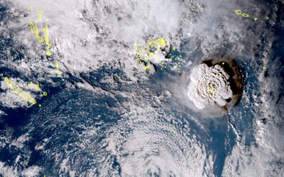 Tlaková vlna po masivní erupci vulkánu Hunga Tonga dorazila i do Česka.
