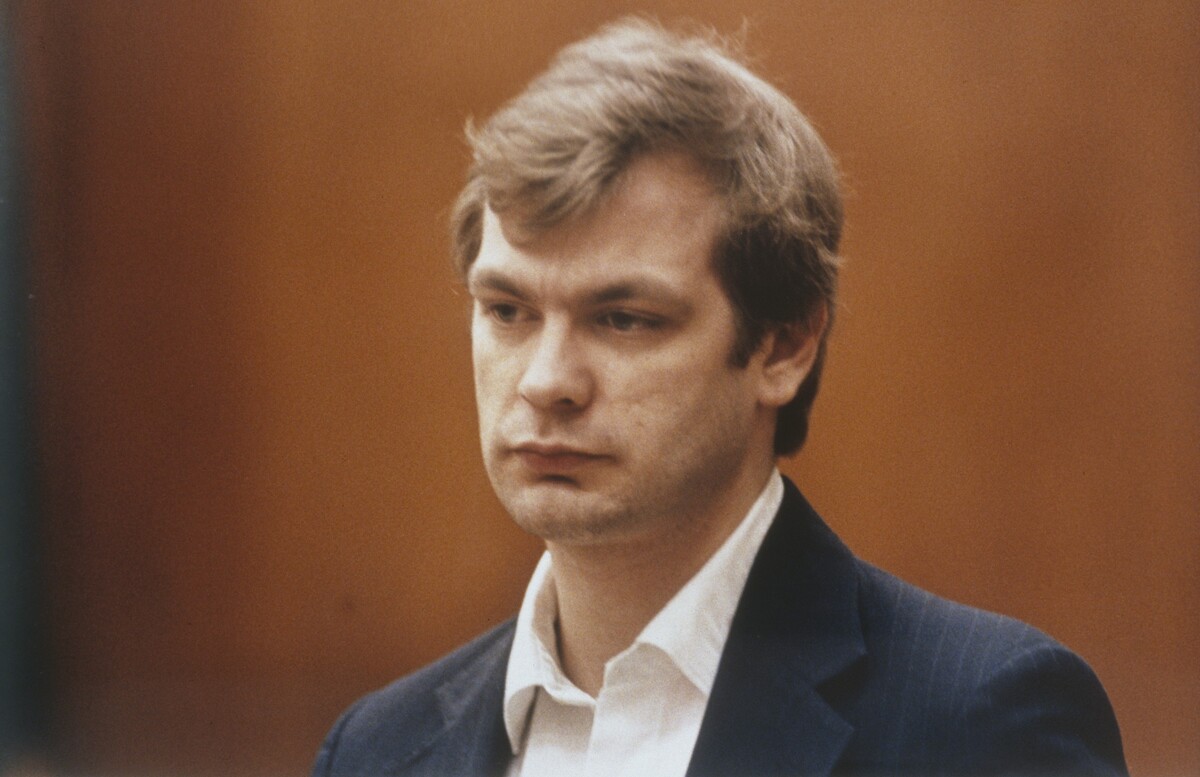 Jeffrey Dahmer na súde začiatkom 90. rokov.