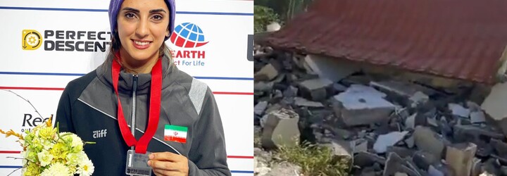 Iránskej lezkyni Elnaz Rekabiovej zbúrali dom po tom, čo súťažila bez pokrývky hlavy