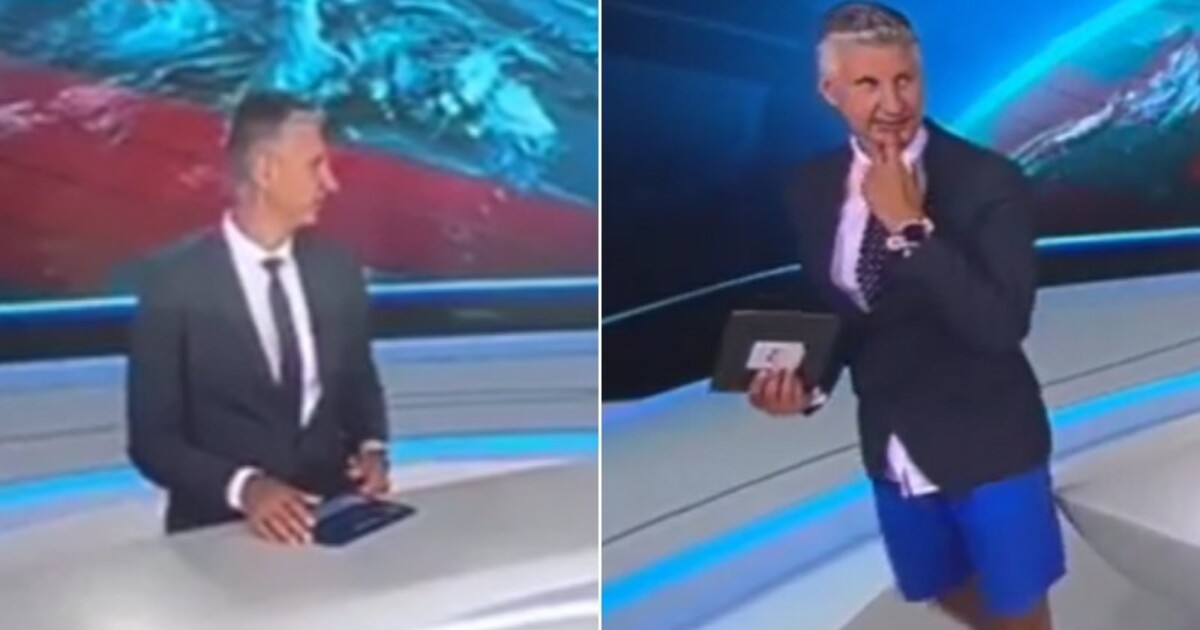 VIDÉO : Un présentateur de RTVS divertit la Slovaquie.  Au lieu d’un pantalon, vous…