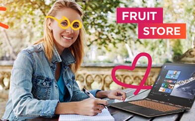 Čerstvo otvorený Fruitstore prináša bohatú ponuku IT výbavy pre študentov vrátane súťaže o šikovný notebook a gamerský headset Čerstvo otvorený Fruitstore prináša bohatú ponuku IT výbavy pre študentov vrátane súťaže o šikovný notebook a gamerský headset