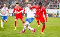 Češi se loučí s elitní Ligou národů další prohrou. Švýcaři vyhráli 2:1, penaltu tentokrát neproměnil Souček