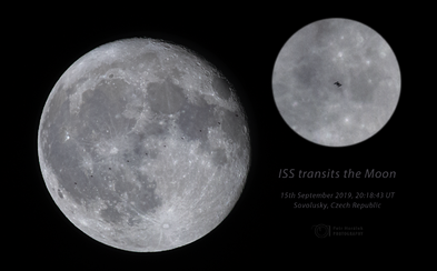 Český astronom vyfotil vesmírnou stanici ISS nad Pardubicemi Český astronom vyfotil vesmírnou stanici ISS nad Pardubicemi