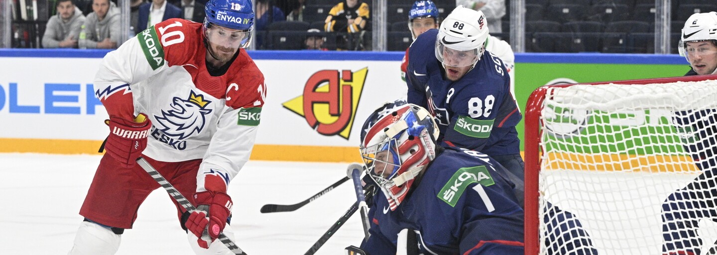 Český hokejový tým míří do čtvrtfinále. Porazil USA 1:0