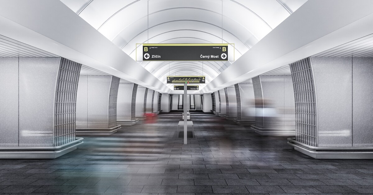 Obrazem: Podívej se, jak bude nově vypadat stanice metra Českomoravská