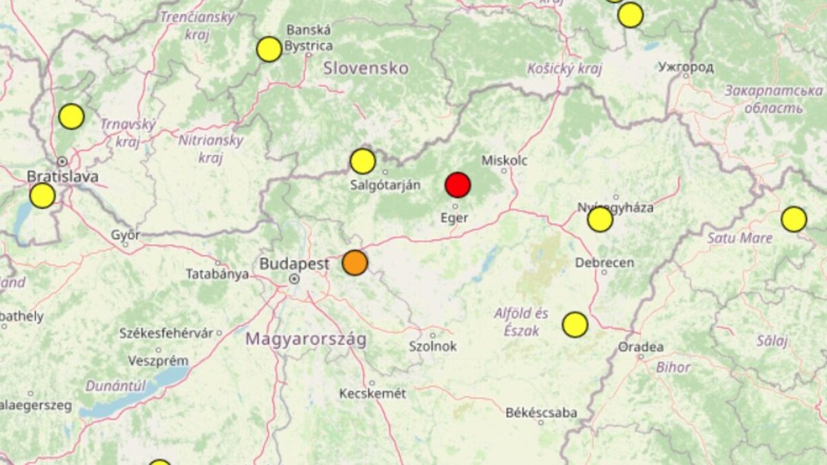 maďarsko, zemetrasenie