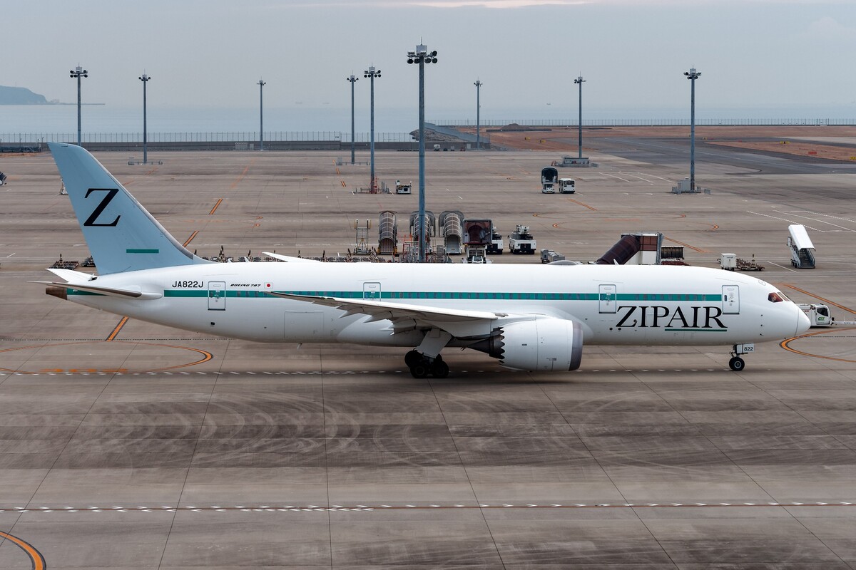 Zipair Boeing 787-7.