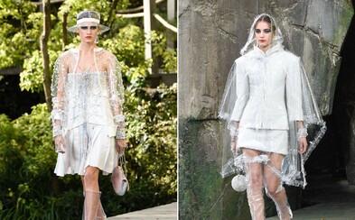 Chanel predstavil v najnovšej kolekcii sériu priehľadného oblečenia z plastu. Pršiplášte ešte nikdy neboli takéto uletené Chanel predstavil v najnovšej kolekcii sériu priehľadného oblečenia z plastu. Pršiplášte ešte nikdy neboli takéto uletené
