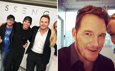 Chris Pratt se baví na účet Jennifer Lawrence tím, že ji vystříhává ze svých fotek. Nevadí mu ani chybějící polovina jejího obličeje či těla Chris Pratt se baví na účet Jennifer Lawrence tím, že ji vystříhává ze svých fotek. Nevadí mu ani chybějící polovina jejího obličeje či těla