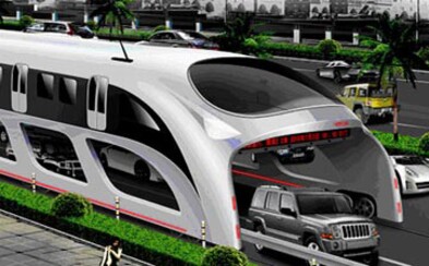 Čína predstavuje futuristický autobus: Prekoná všetky zápchy? Čína predstavuje futuristický autobus: Prekoná všetky zápchy?