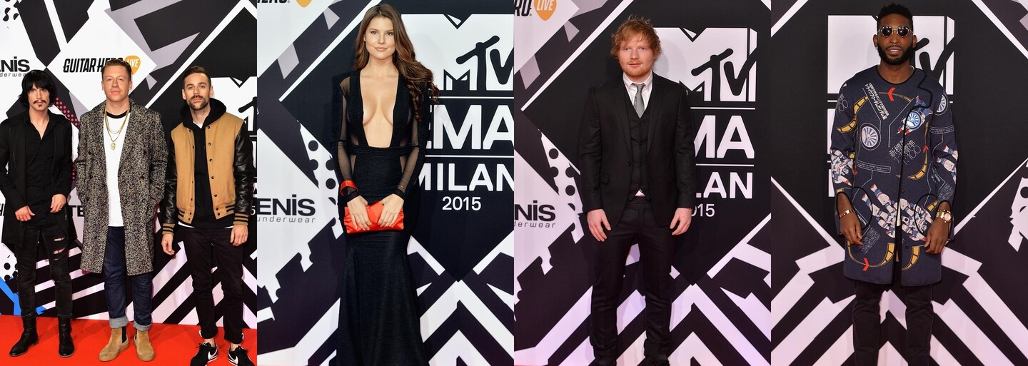 Co měly oblečené celebrity na udílení cen MTV EMA 2015? Dorazil Justin Bieber, Pharrell nebo Ed Sheeran