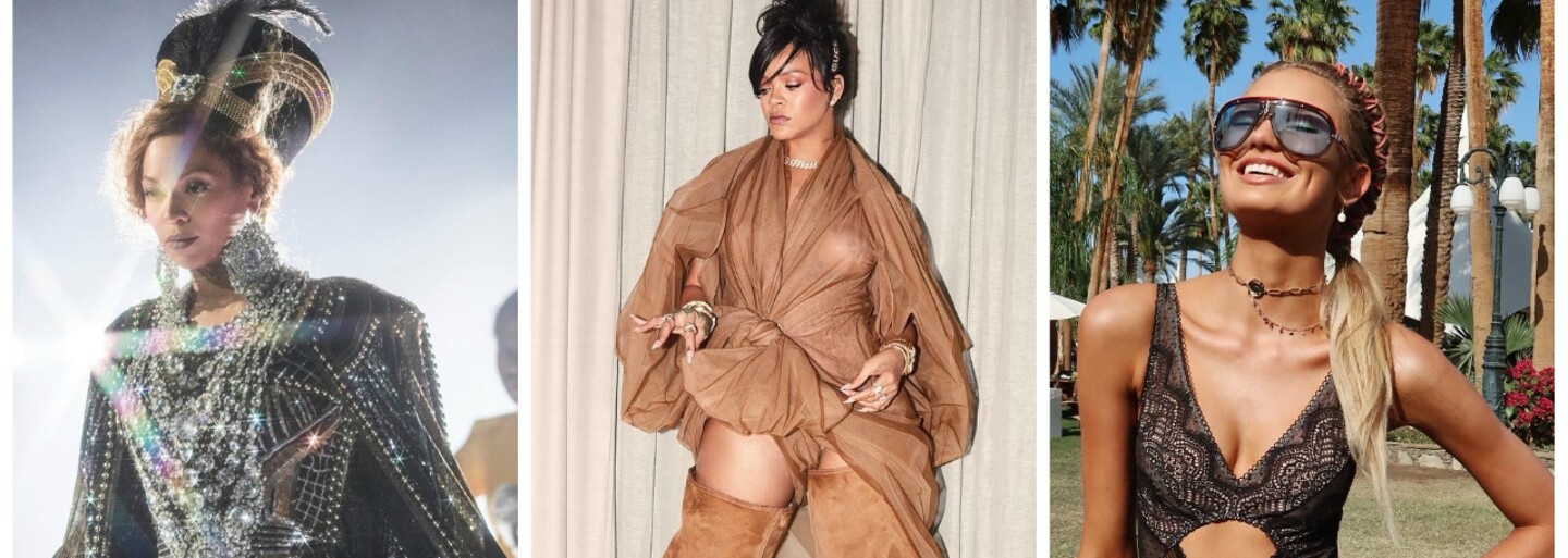 Coachella 2018: Odhalená prsa Rihanny, ale i outfity typické pro festivaly v podání známých osobností