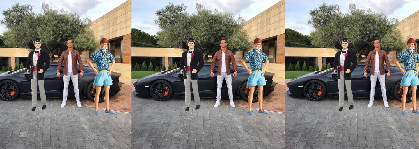 Cristiano Ronaldo sa stal obeťou internetových vtipkárov po tom, čo na Instagram pridal fotku so svojím autom