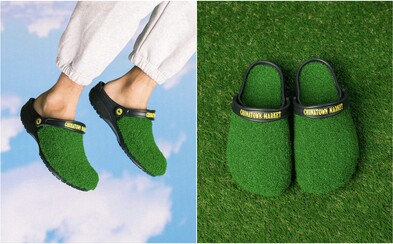 Crocs představuje neestetickou trávovou obuv. Kolaborace s Chinatown Market posouvá hranice nevkusu Crocs představuje neestetickou trávovou obuv. Kolaborace s Chinatown Market posouvá hranice nevkusu