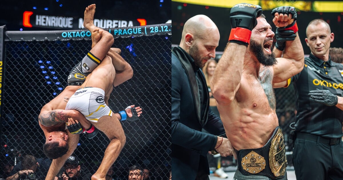 Světový unikát na Oktagonu! Bojovník ukončil soupeře neuvěřitelným způsobem, známe i nového šampiona