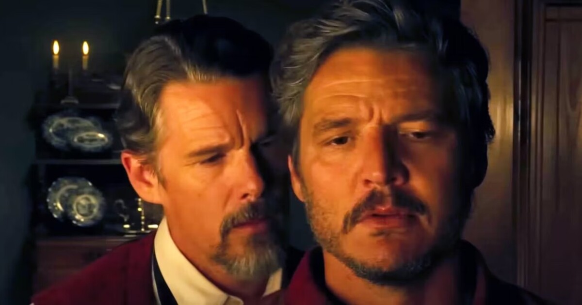 Video: Pedro Pascal a Ethan Hawke jako zamilovaný pár ve westernu Pedra Almodóvara