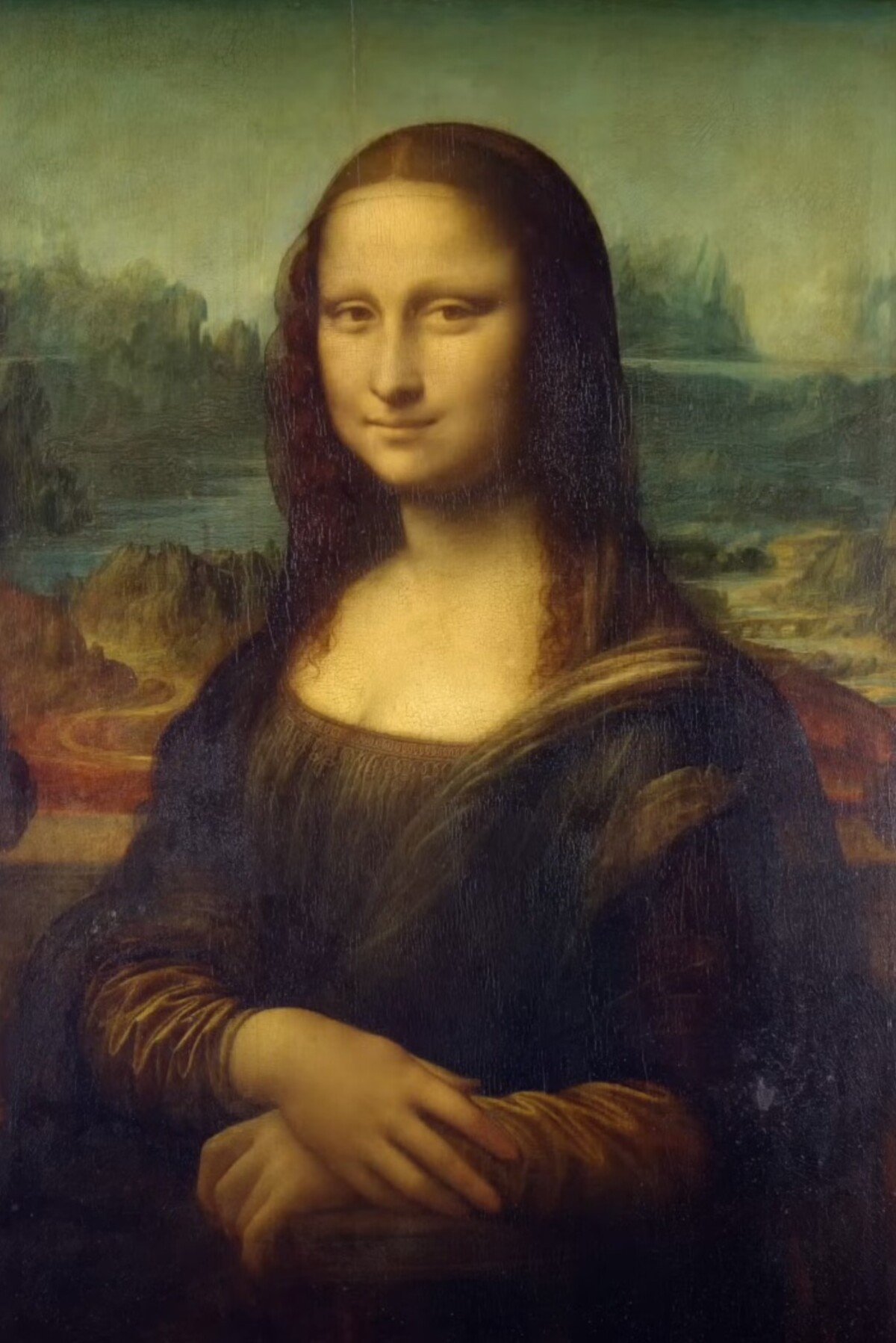 K záhade úsmevu Mony Lisy prispela aj špeciálna maliarska technika nazvaná sfumato, ktorá spočíva v mimoriadne jemnom prechode medzi farbami a tónmi, čím vzniká dojem rozmazanosti a mäkkosti. Leonardo da Vinci ju využil predovšetkým v oblastiach okolo úst a očí, ale takisto ňou zaistil, že pozadie na obraze sa stráca v diaľke.